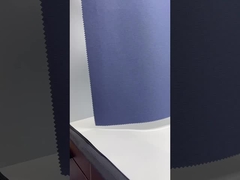 Tissu polyester cationic à double couche de double couche avec effet de tissu à double teinte à quatre voies