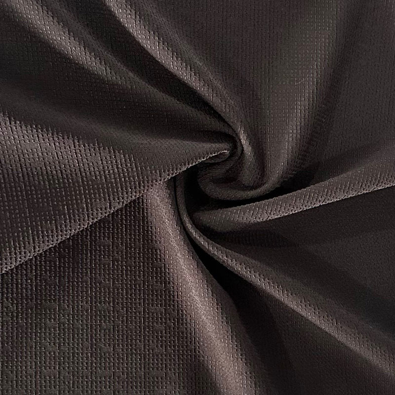 75D code de mousse polyester à carreaux spandex 4 voies tissu étiré 75D/72F+40D*75D+40D