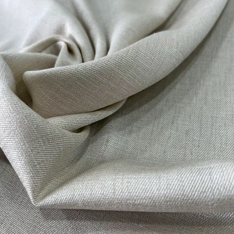 Tissu texturé en coton doux comme le jacquard pour les vêtements