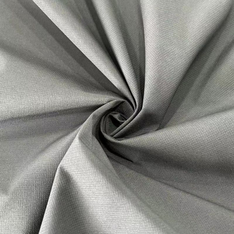 100% polyester à étirement bas rayé Jacquard texturé Tissu pour veste Pantalon vêtements de sport