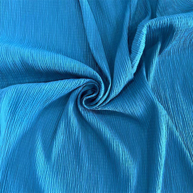 Tissus à la crêpe à la bulle 96GSM 97% nylon 3% spandex pour jupes chemises