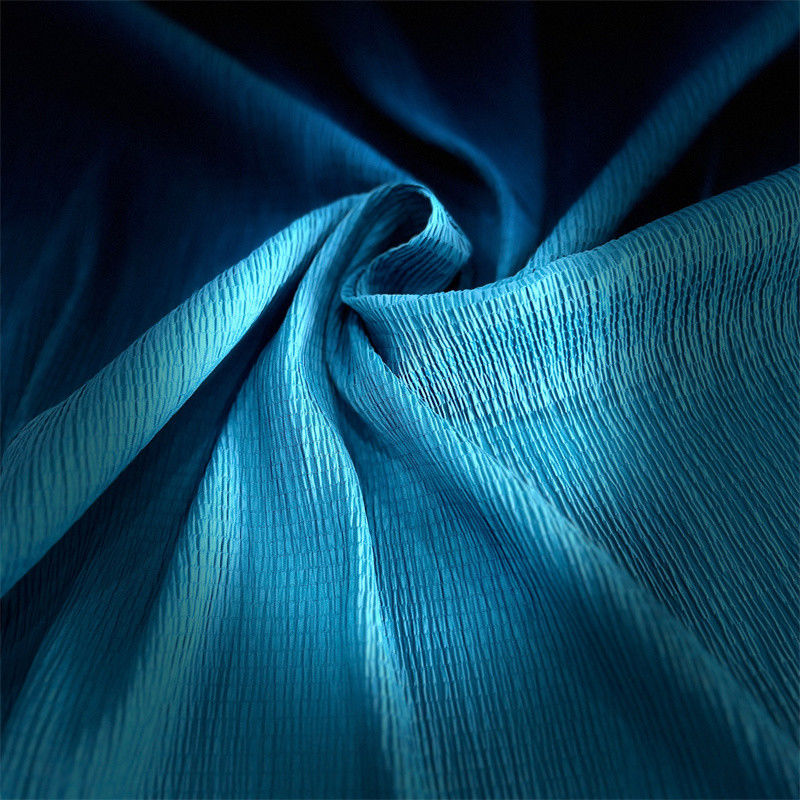 Tissus à la crêpe à la bulle 96GSM 97% nylon 3% spandex pour jupes chemises