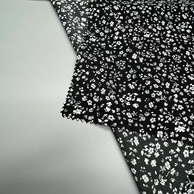 Imitation de style simple Tissu de sérigraphie coton comme sensation 121GSM 50D+50D*50D+50D