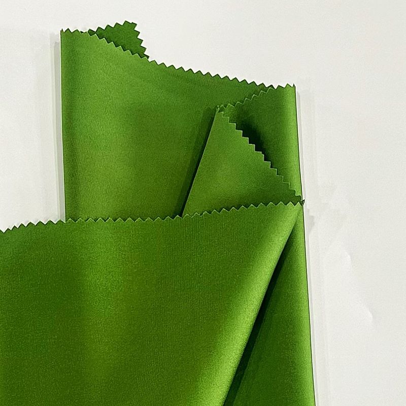 Tissu élastique en satin polyester 50D*50D+20D 92GSM Pour robes et robes