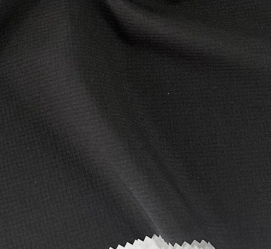 Tissu en spandex de polyester recyclé à double ligne 203GSM 150D+40D*150D+40D+150D+40D
