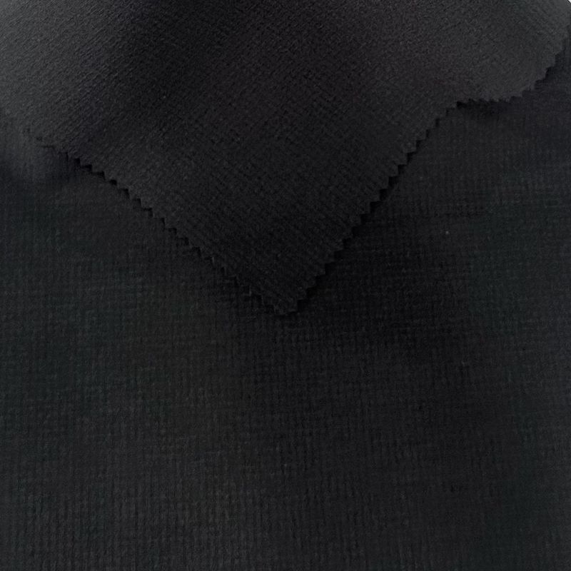 Tissu en spandex de polyester recyclé à double ligne 203GSM 150D+40D*150D+40D+150D+40D