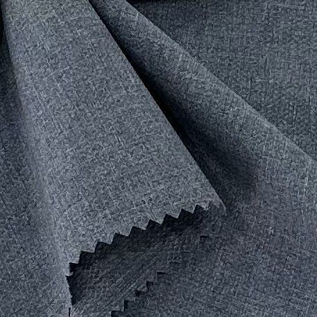 Tissu de polyester cationique recyclé 150GSM DTY Tricot à la couture à diamants