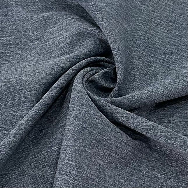 Tissu de polyester cationique recyclé 150GSM DTY Tricot à la couture à diamants