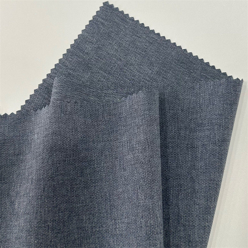 Tissu de polyester cationique recyclé 150GSM DTY Tricot à la couture à diamants
