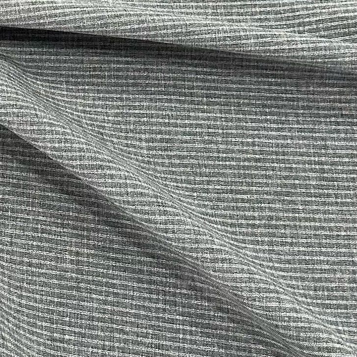 Tissu de polyester cationic à double tissage à bande horizontale à quatre voies