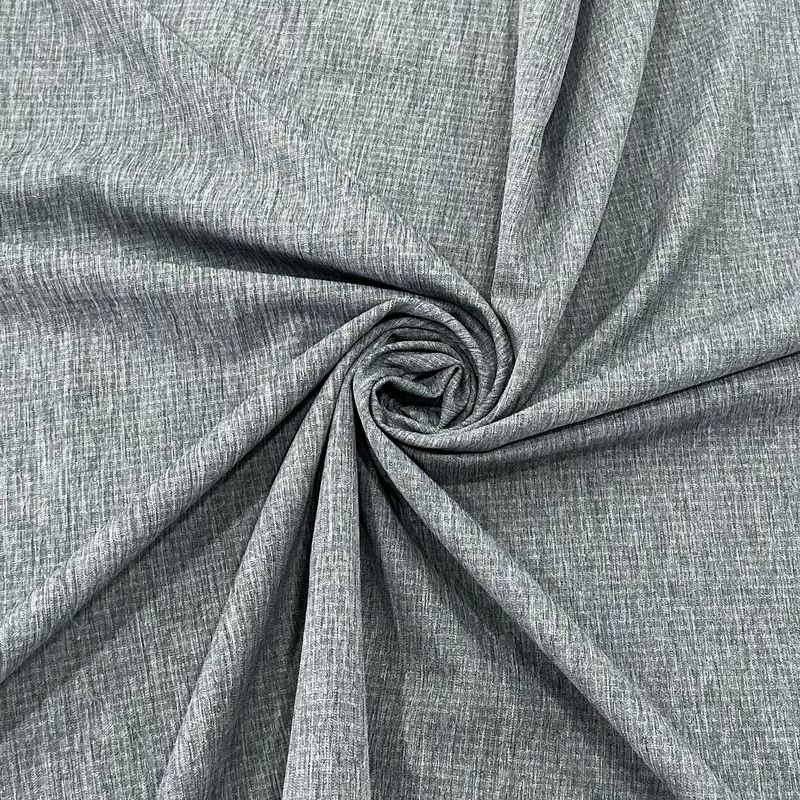 Tissu de polyester cationic à double tissage à bande horizontale à quatre voies