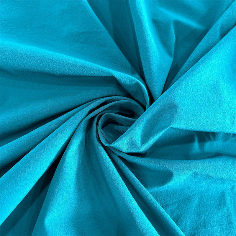 Tissu en spandex de nylon légèrement ridé recyclé 4 façons d'étirer 40D+20D*40D+20D 90GSM