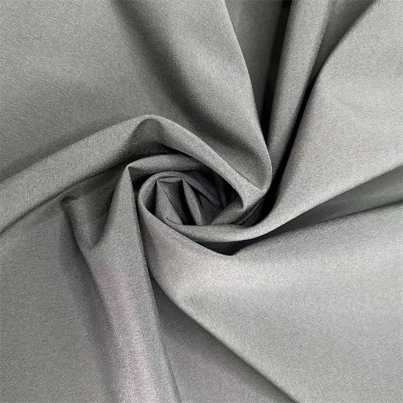 Polyester à ressort 150D Tissu de tricot à tissus 150D*150D+40D 98% Polyester 2% Spandex 166GSM