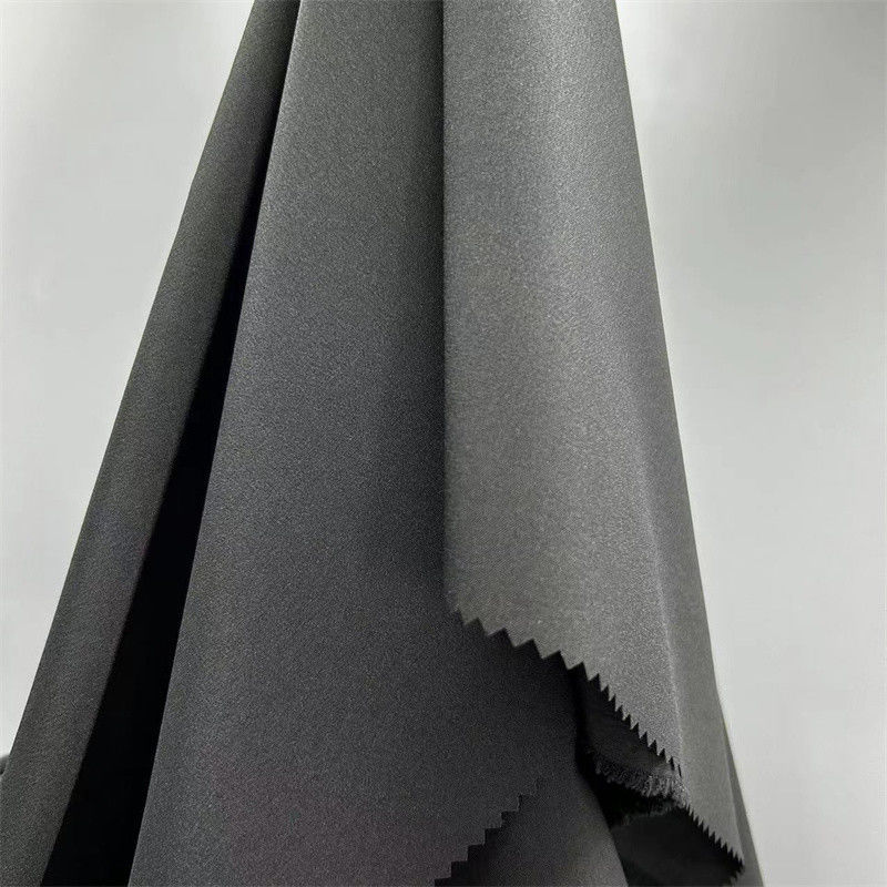 Polyester à ressort 150D Tissu de tricot à tissus 150D*150D+40D 98% Polyester 2% Spandex 166GSM