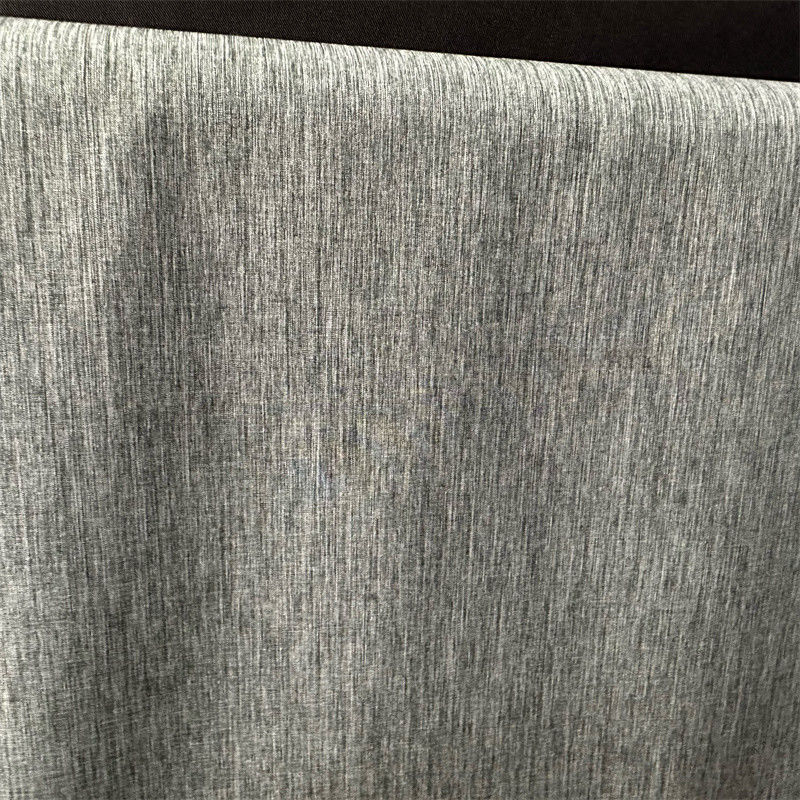 Tissu de polyester recyclé en tissus simples 40D+40D+40D*2 130GSM Tissu de polyester et spandex