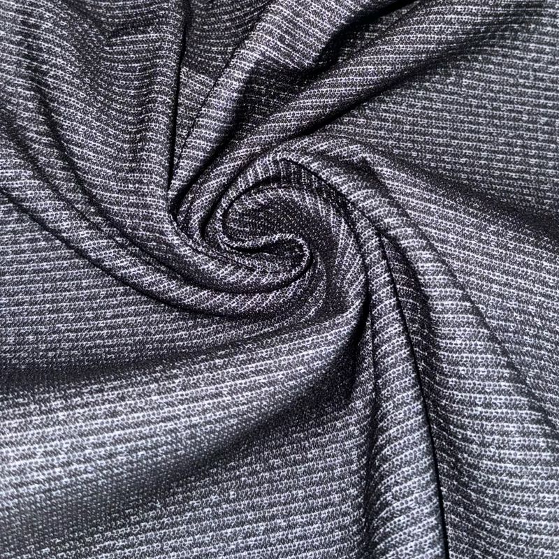 Polyester mélangé en tissu étiré plaqué / tissu gingham 50D*50D+50D+40D/100D+40D 94% Polyester recyclé 6% spandex