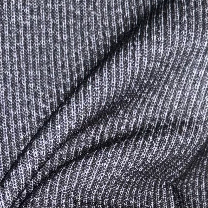 Polyester mélangé en tissu étiré plaqué / tissu gingham 50D*50D+50D+40D/100D+40D 94% Polyester recyclé 6% spandex