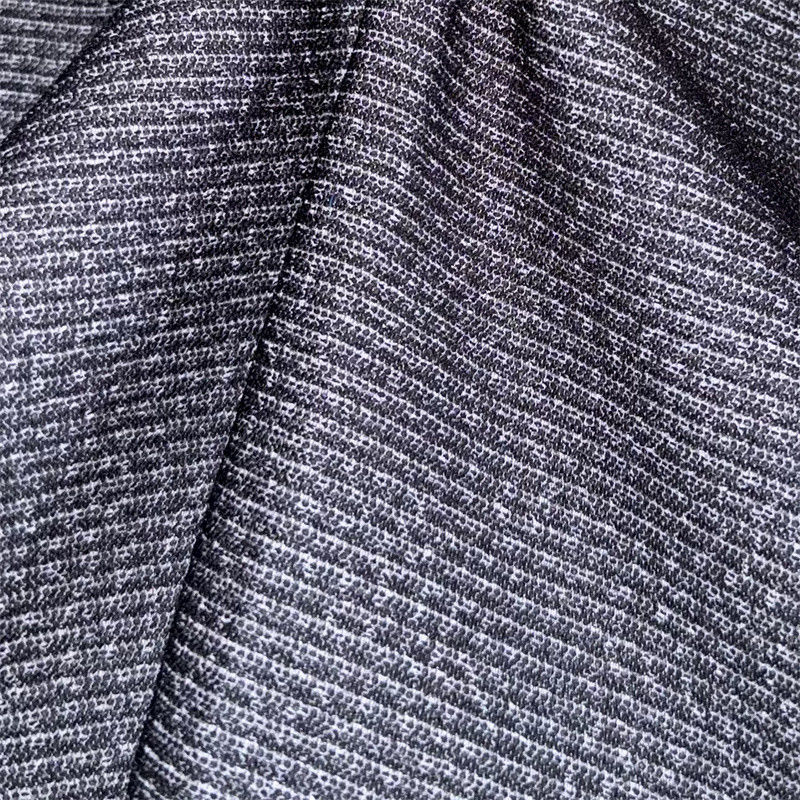 Polyester mélangé en tissu étiré plaqué / tissu gingham 50D*50D+50D+40D/100D+40D 94% Polyester recyclé 6% spandex