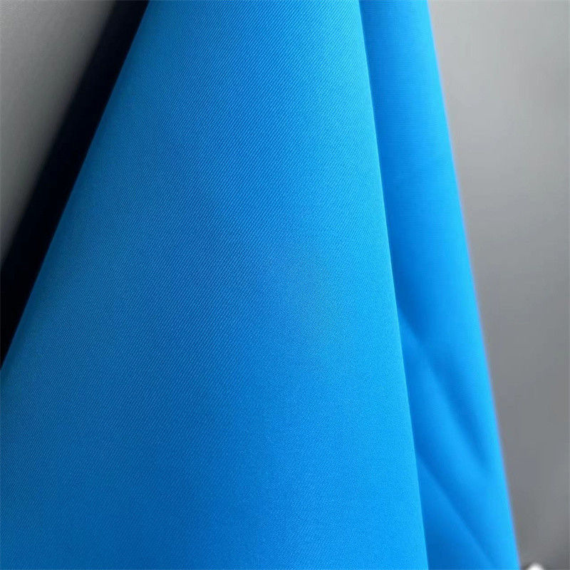 2/2 Blackout Tissu de twill recyclé stratifié avec une pellicule TPU 100% poly recyclé pour la fabrication de manteaux de tranchée Vestes