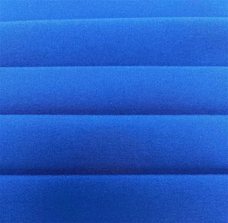Tissus recyclés à quatre voies 75D+40D*150D+40D 94% Polyester recyclé 6% Spandex 166GSM