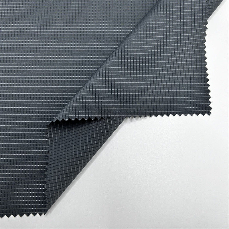75D T400 Tissu à grille creuse à faible élasticité 100% polyester recyclé