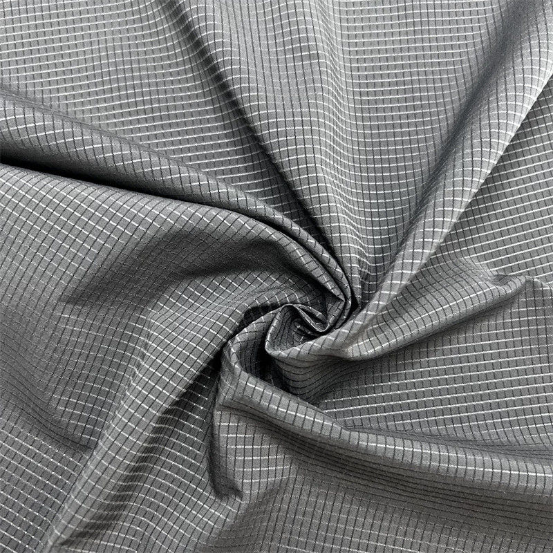75D T400 Tissu à grille creuse à faible élasticité 100% polyester recyclé