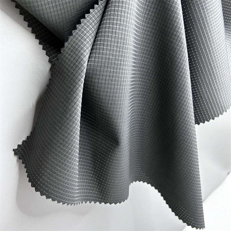 75D T400 Tissu à grille creuse à faible élasticité 100% polyester recyclé