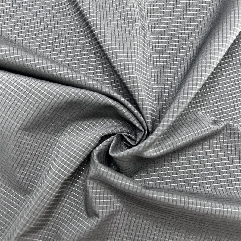 75D T400 Tissu à grille creuse à faible élasticité 100% polyester recyclé