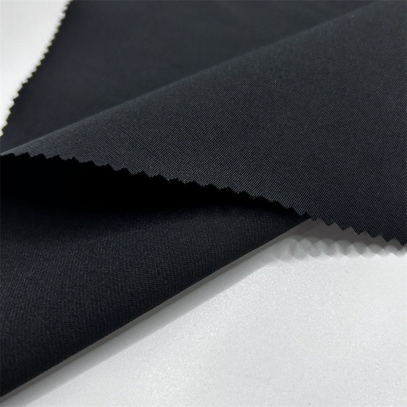 Mélange de coton de soie fraîche T800 Twist 100% Tissu de polyester recyclé Pour les vestes Les manteaux Les pantalons Les pantalons