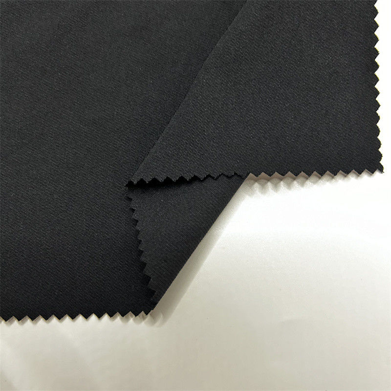 Mélange de coton de soie fraîche T800 Twist 100% Tissu de polyester recyclé Pour les vestes Les manteaux Les pantalons Les pantalons