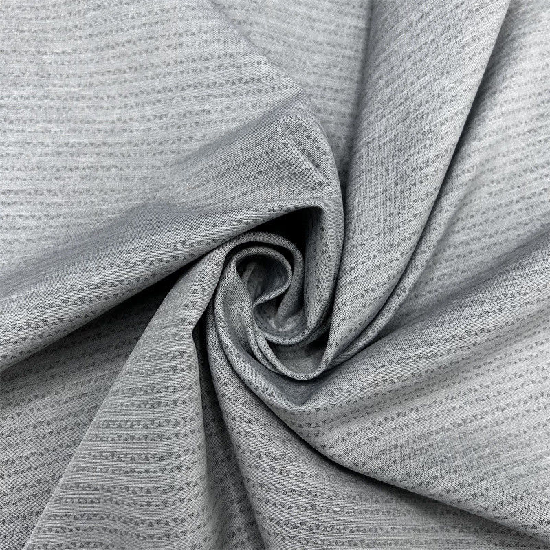 Tissu d'alpinisme triangulaire à double teinte à quatre voies étirée avec pantalon en polyester cationique chemises chemises