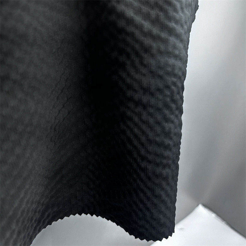 Polyester T400 bande verticale Pearl Dot 75D Cation+75DT400*75D bande verticale effet de bulles convexes