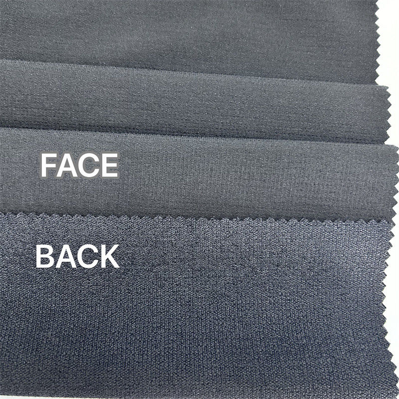 Tissu de montagne à carreaux en nylon semi-brillant Texte élastique épaisse pour vêtements de plein air