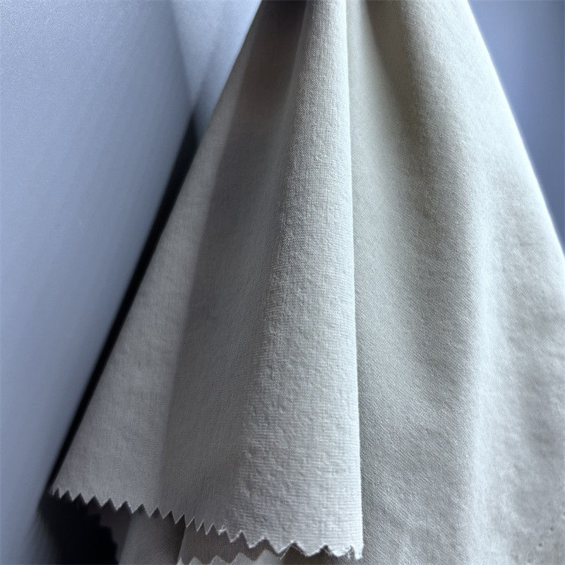 Matte nylon quatre côtés élastique bandes horizontales sensation fine coton doux élastique faire chemises pantalons