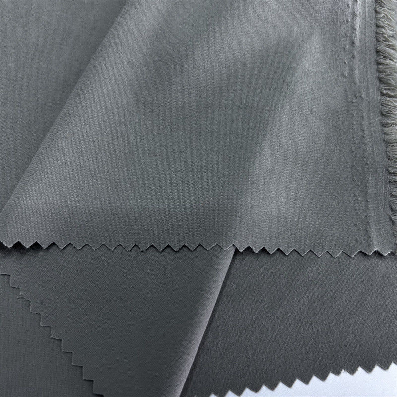 Matte nylon quatre côtés élastique bandes horizontales sensation fine coton doux élastique faire chemises pantalons