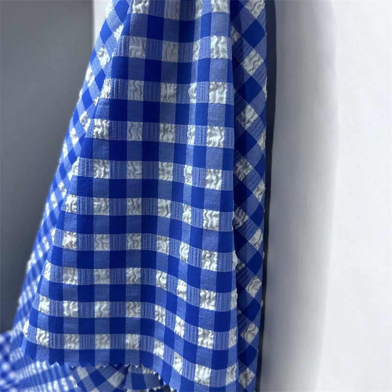 Réseau de bulles de nylon polyester 75D+70D+40D*75D+70D+40D Petites bulles soulevées sur la surface du tissu